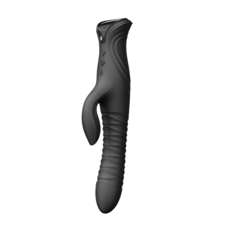 ZALO - Mose 2 - Stotende Rabbit Vibrator &ndash; Zwart