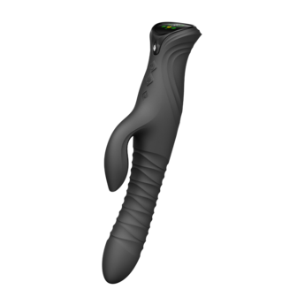 ZALO - Mose 2 - Stotende Rabbit Vibrator &ndash; Zwart