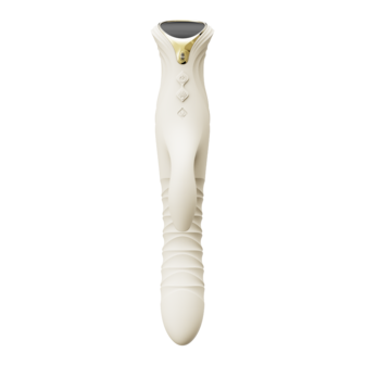 ZALO - Mose 2 - Stotende Rabbit Vibrator &ndash; Ivoor Wit