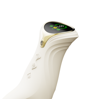 ZALO - Mose 2 - Stotende Rabbit Vibrator &ndash; Ivoor Wit