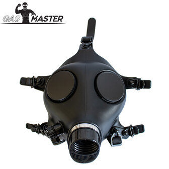GASMASTER Alien Gasmasker &ndash; Gepolariseerde Lenzen + Metalen Oogkappen