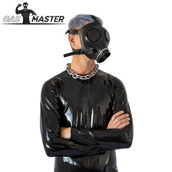 GASMASTER Alien Gasmasker &ndash; Gepolariseerde Lenzen + Metalen Oogkappen