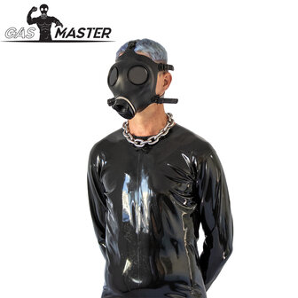 GASMASTER Alien Gasmasker &ndash; Gepolariseerde Lenzen + Metalen Oogkappen