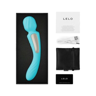 LELO - Switch - Dubbelzijdige Wand Vibrator &amp; G-spot Vibrator - App Control - Aqua