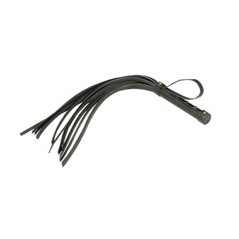 Liebe Seele - Samurai - Stoere Lederen Flogger - Zwart