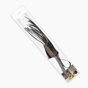 Liebe Seele - Samurai - Stoere Lederen Flogger - Zwart