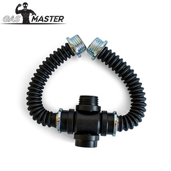 GASMASTER RD40 Gasmasker Kruisadapter met Slangen