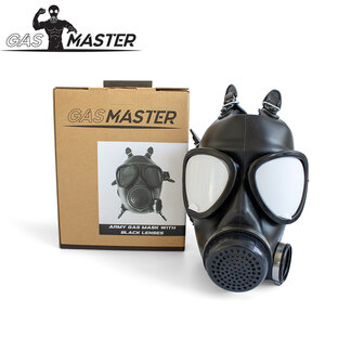 GASMASTER Army Gasmasker &ndash; Zwarte Lenzen
