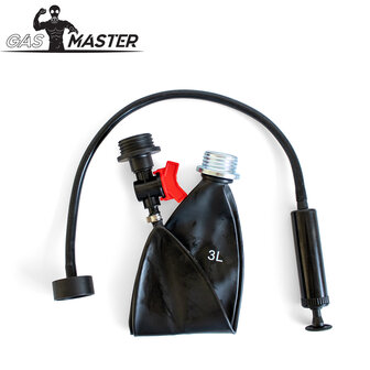 GASMASTER Rebreathing Bag XXL &ndash; 3L Rubber met RD40 Schroefdraad