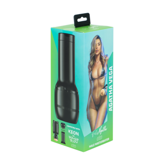 Kiiroo - Feelstar Stroker - Pornstar Masturbator - Agatha Vega - Ook te gebruiken met de Keon of Powerblow