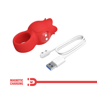 Pretty Love - Jae - Vinger Vibrator - Rood