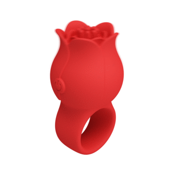 Pretty Love - Jae - Vinger Vibrator - Rood