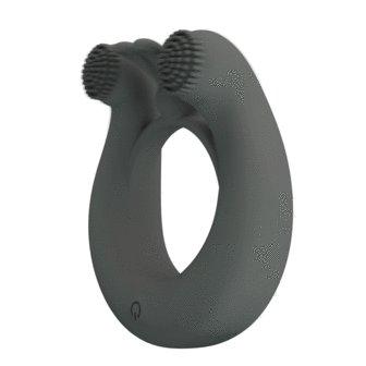 Pretty Love - Dahlia - Master Vibrerende Cockring - Grijs