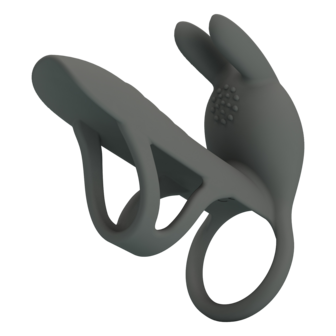 Pretty Love - Matty - Master Vibrerende Cockring - Grijs