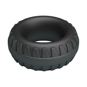 Crazy Bull - Dilson - Super Soft Siliconen Ring - Model 3 - Zwart