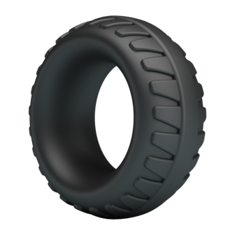 Crazy Bull - Dilson - Super Soft Siliconen Ring - Model 3 - Zwart