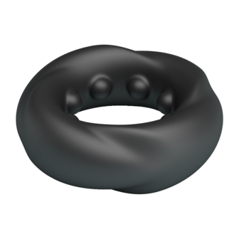 Crazy Bull - Daquez - Super Soft Siliconen ring - Model 4 - Zwart