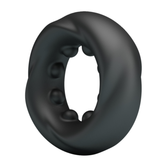 Crazy Bull - Daquez - Super Soft Siliconen ring - Model 4 - Zwart