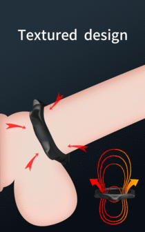 Crazy Bull - Ethaniel - Super Soft Siliconen Cockring - Model 11 - Zwart