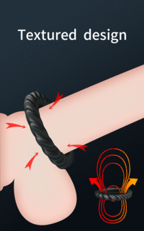 Crazy Bull - Fitz - Super Soft Siliconen Cockring - Model 8 - Zwart