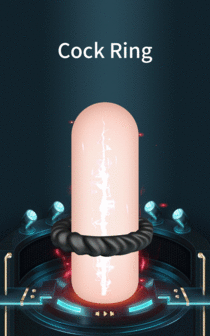 Crazy Bull - Fitz - Super Soft Siliconen Cockring - Model 8 - Zwart