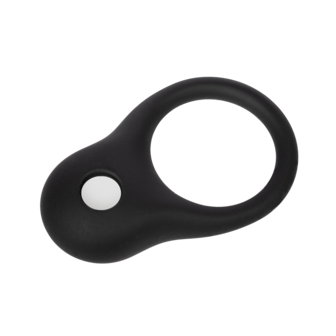 Rimba - Siliconen Ball Stretcher met Metalen Kogeltje - 35 gram  - Zwart