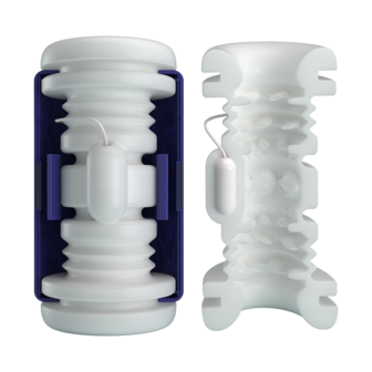 Pretty Love - DJ Lady - Squeezing Perfect Stroker - Blauw/Wit