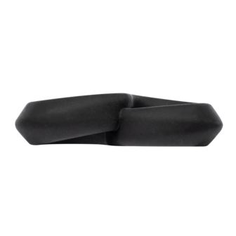 Rimba - Siliconen 8-vormige ring - Zwart