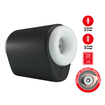 Pretty Love - DJ Girl - Thrusting Perfect Stroker - Stotende Masturbator - Zwart/Wit