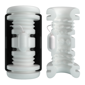 Pretty Love - DJ Girl - Thrusting Perfect Stroker - Stotende Masturbator - Zwart/Wit