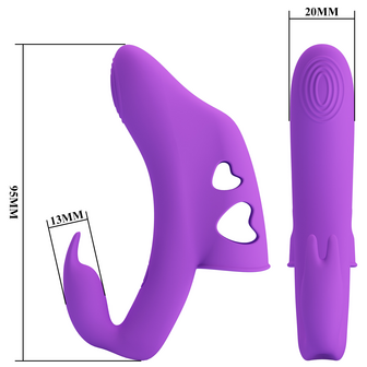 Pretty Love - Yenna - Krachtige Vinger Vibrator - Paars
