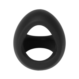 Rimba - Siliconen Driehoekige Cockring - Zwart