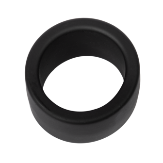 Rimba - Siliconen Scrotumring - Ballstretcher - Hoogte 30 mm - Zwart
