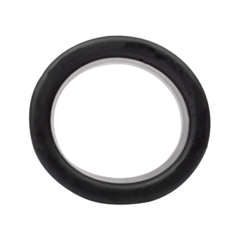 Rimba - Siliconen Scrotumring - Ballstretcher - Hoogte 40 mm - Zwart