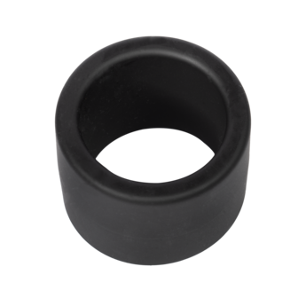 Rimba - Siliconen Scrotumring - Ballstretcher - Hoogte 40 mm - Zwart