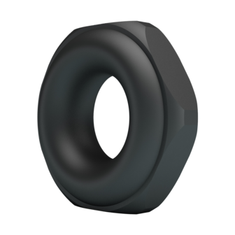 Crazy Bull - Jarvius - Super Soft Siliconen Cockring - Model 14 - Zwart