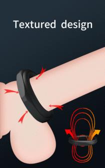 Crazy Bull - Jarvius - Super Soft Siliconen Cockring - Model 14 - Zwart