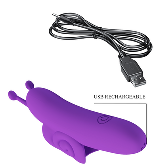 Pretty Love - Snail - Krachtige Vinger Vibrator - Paars
