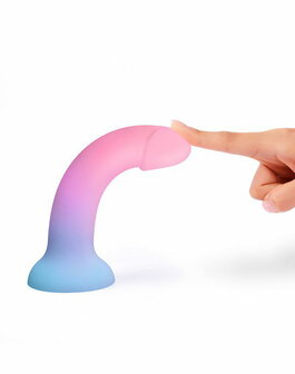 Love to Love - Utopia - Dildolls - Gladde Dildo - Roze/Violet/Blauw - Maat XL