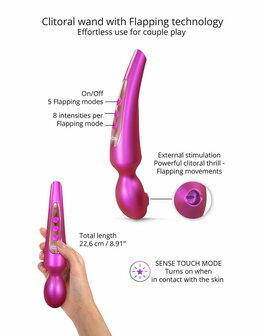 Love to Love - Pleaser - Wand Vibrator - Iridescent Berry