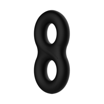 Crazy Bull - Super Soft Siliconen Cockring - Model 17 - Zwart