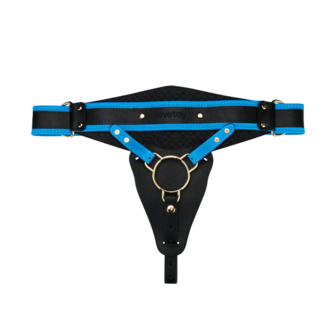 LoveToy - Ingen - Vibrerende Strap-on Set - Lengte 24 cm - Lichte Huidskleur - Maat XS/S/M