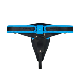 LoveToy - Ingen - Vibrerende Strap-on Set - Lengte 24 cm - Lichte Huidskleur - Maat XS/S/M