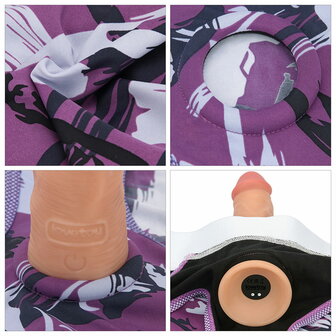 LoveToy - Ingen - Violet Strap-on Slipje - Maat M/L - Paars
