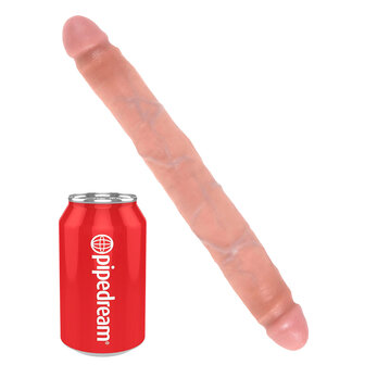 Pipedream - King Cock - Slanke Dubbele Dildo - 30,5 cm - Lichte Huidskleur