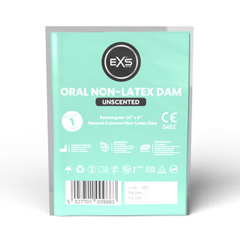 EXS Non-Latex Oral Dam / Beflapje - 1 stuk