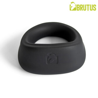 Brutus - Cocklifter - Superzachte Siliconen Cockring - Zwart