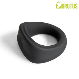 Brutus - Cocklifter - Superzachte Siliconen Cockring - Zwart