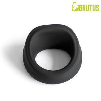 Brutus - Cocklifter - Superzachte Siliconen Cockring - Zwart