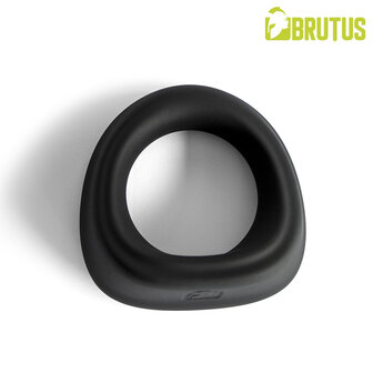 Brutus - Cocklifter - Superzachte Siliconen Cockring - Zwart